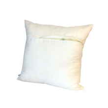 Load image into Gallery viewer, Cushion back in white faux suede with zip closure