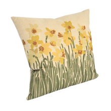 Load image into Gallery viewer, Daffodil cushion with grass