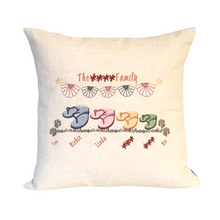 Load image into Gallery viewer, Flip flops family cushion
