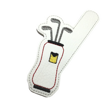 Load image into Gallery viewer, Golf bag keyfob cut out ready for adding hardware