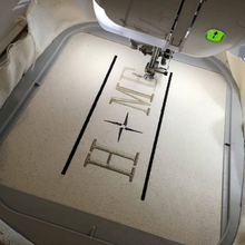 Load image into Gallery viewer, HOME COMPASS GPS EMBROIDERED ART