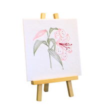 Load image into Gallery viewer, EMBROIDERED LILY ARTWORK