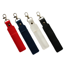 Load image into Gallery viewer, Pen holder keyfobs in red, navy, white and black