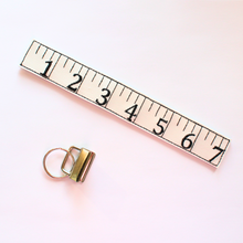 Load image into Gallery viewer, Tape Measure keyfob cut out ready for finishing with hardware