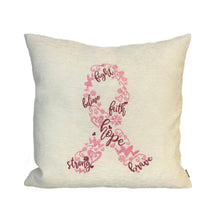 Load image into Gallery viewer, Cancer Ribbon Cushion