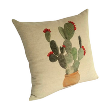 Load image into Gallery viewer, Cactus Cushion Nopal left view