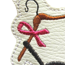 Load image into Gallery viewer, CANCER RIBBON BRA KEY FOB