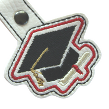 Load image into Gallery viewer, Graduation key fob close up