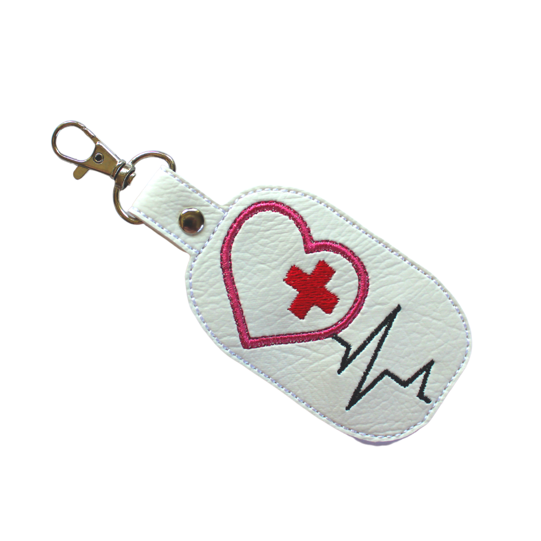 HEARTBEAT KEY FOB Jared Designs