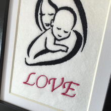 Load image into Gallery viewer, Mothers Love Embroidery close up