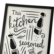 Load image into Gallery viewer, Seasoned With Love Embroidered Art upper close up