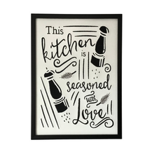 Load image into Gallery viewer, Seasoned With Love Embroidered Art