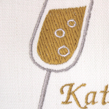 Load image into Gallery viewer, Wedding Champagne Cushion closeup