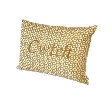Load image into Gallery viewer, Cwtch Cushion yellow daisy right view