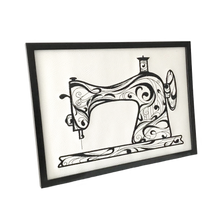 Load image into Gallery viewer, Sewing Machine embroidery left view