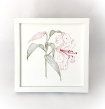 Load image into Gallery viewer, Embroidered Lily Artwork