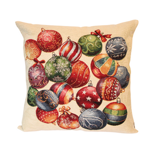 Christmas Baubles cushion