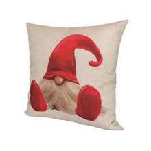 Load image into Gallery viewer, Christmas Gonk cushion red outfit right side view

