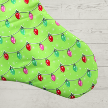 Load image into Gallery viewer, Christmas Lights Stocking fabric
