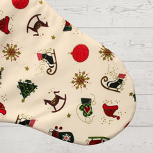 Load image into Gallery viewer, Christmas motifs stocking fabric
