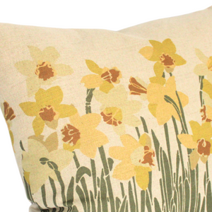 Daffodil cushion close up