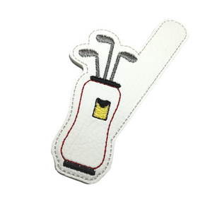 Golf bag keyfob cut out ready for adding hardware