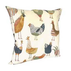 Harriet Hen cushion left side view
