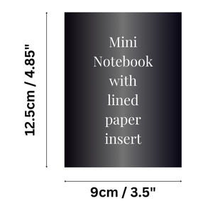 PLAIN FAUX LEATHER MINI NOTEBOOKS