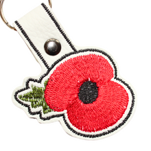 Load image into Gallery viewer, Poppy keyfob close up
