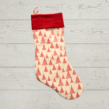 Load image into Gallery viewer, red Christmas tree stocking
