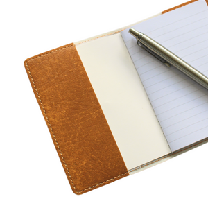 Ruler notebook inside flap