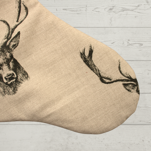Stag Christmas Stocking fabric
