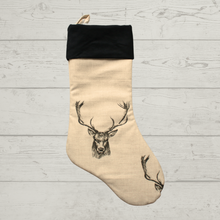 Load image into Gallery viewer, Stag Christmas Stocking
