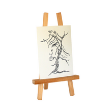 Load image into Gallery viewer, Tree face embroidered art
