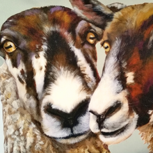 Load image into Gallery viewer, WELSH MULES SHEEP CUSHION COVER
