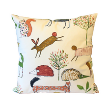 Load image into Gallery viewer, Woodland Animals cushion
