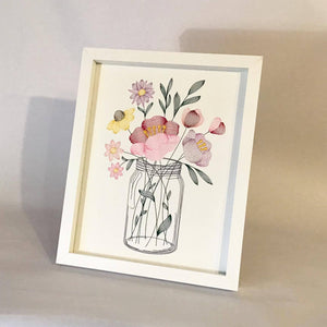 WHITE FRAME 10" x 8"