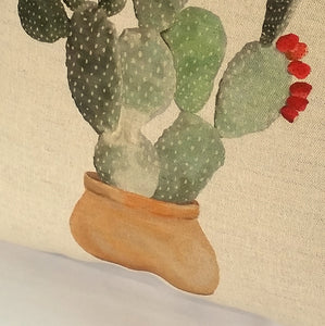 Cactus Cushion Nopal lower close up