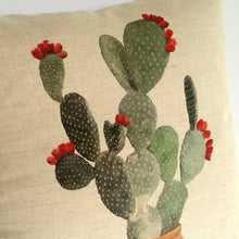 Load image into Gallery viewer, Cactus Cushion Nopal upper close up
