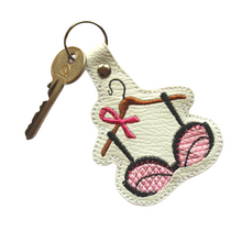Load image into Gallery viewer, CANCER RIBBON BRA KEY FOB
