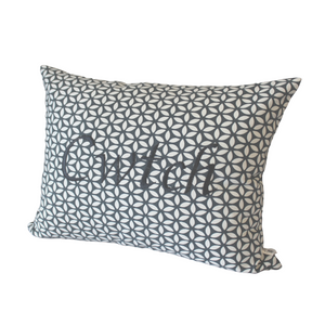 Cwtch Scandi Navy Cushion right view