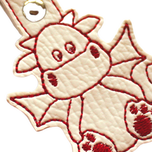 Baby Dragon keyfob close up