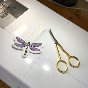 Dragonfly keyfob cut out ready for finishing