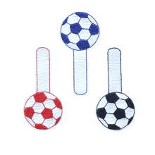 Load image into Gallery viewer, Football keyfobs cut out
