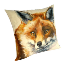 Load image into Gallery viewer, Fox Cushion left side view
