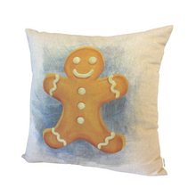 Load image into Gallery viewer, Gingerbread Man Cushion right view

