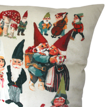 Load image into Gallery viewer, Gnome Wedding Cushion two gnomes hugging

