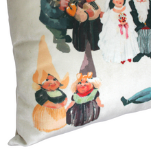 Load image into Gallery viewer, Gnome Wedding Cushion close up of two lady gnomes

