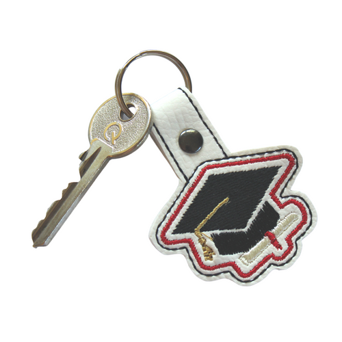 Graduation key fob with key