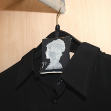 Load image into Gallery viewer, Lavender bag black stamp on coat hanger
